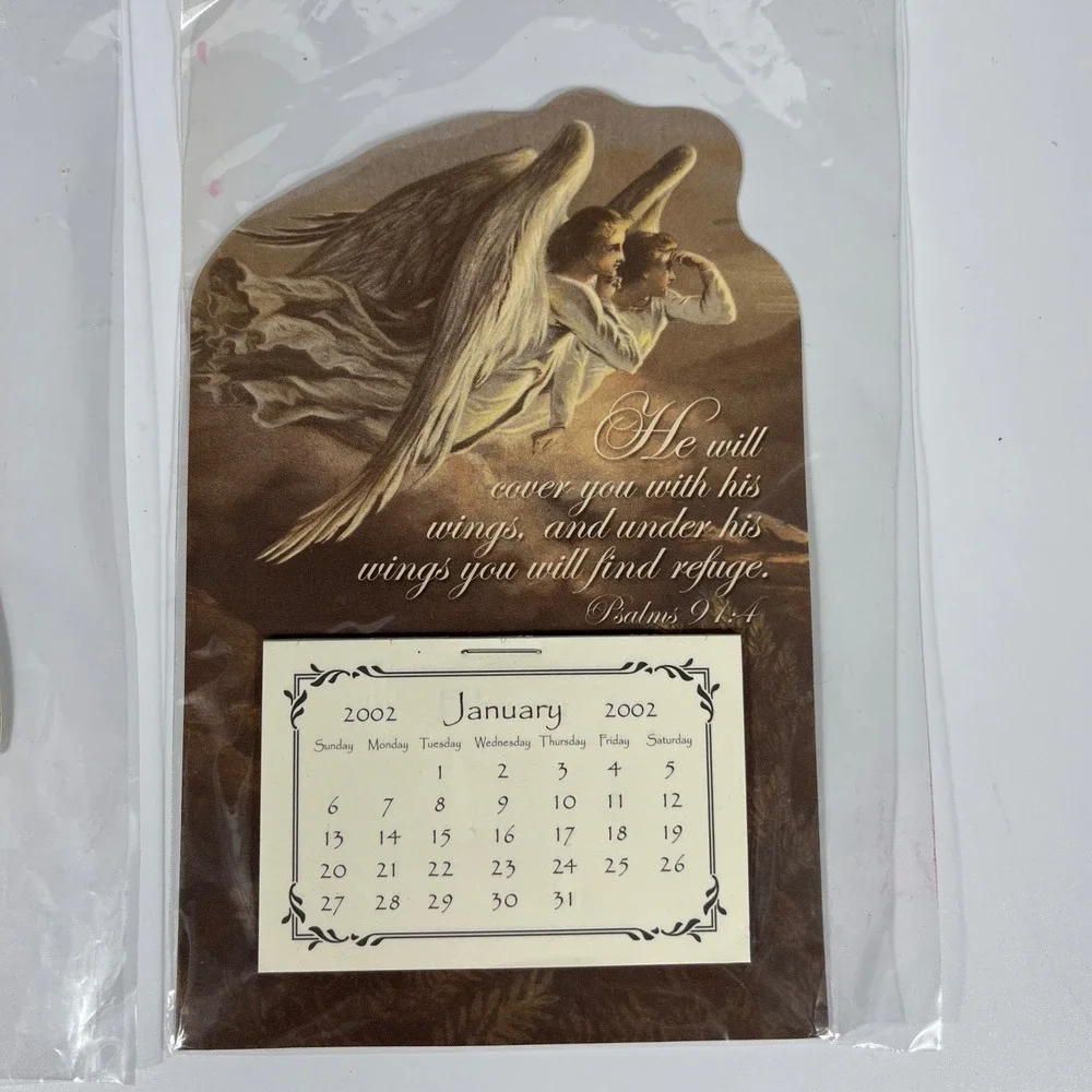 Vtg 2002 Gallery‎ Graphics Mini Calendars Victorian Style Magnetic Lot of 5 NEW